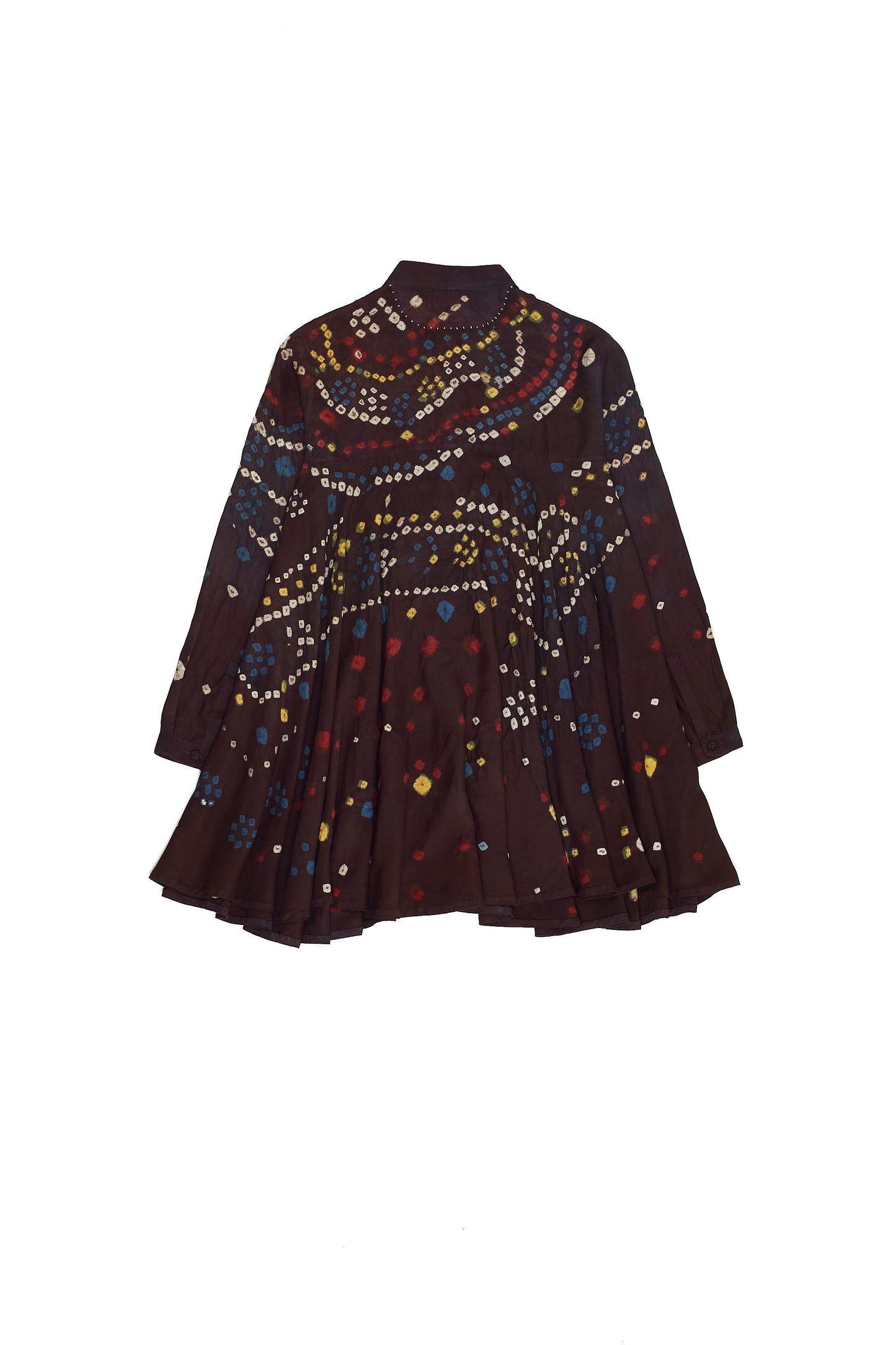 MADDER VIOLET BANDHANI DRESS