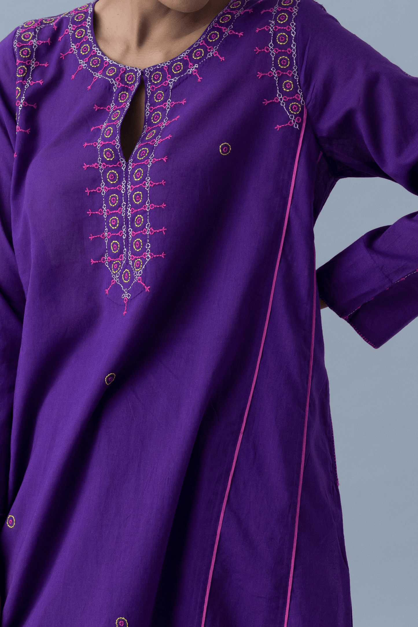 MANDIRA PURPLE KURTA