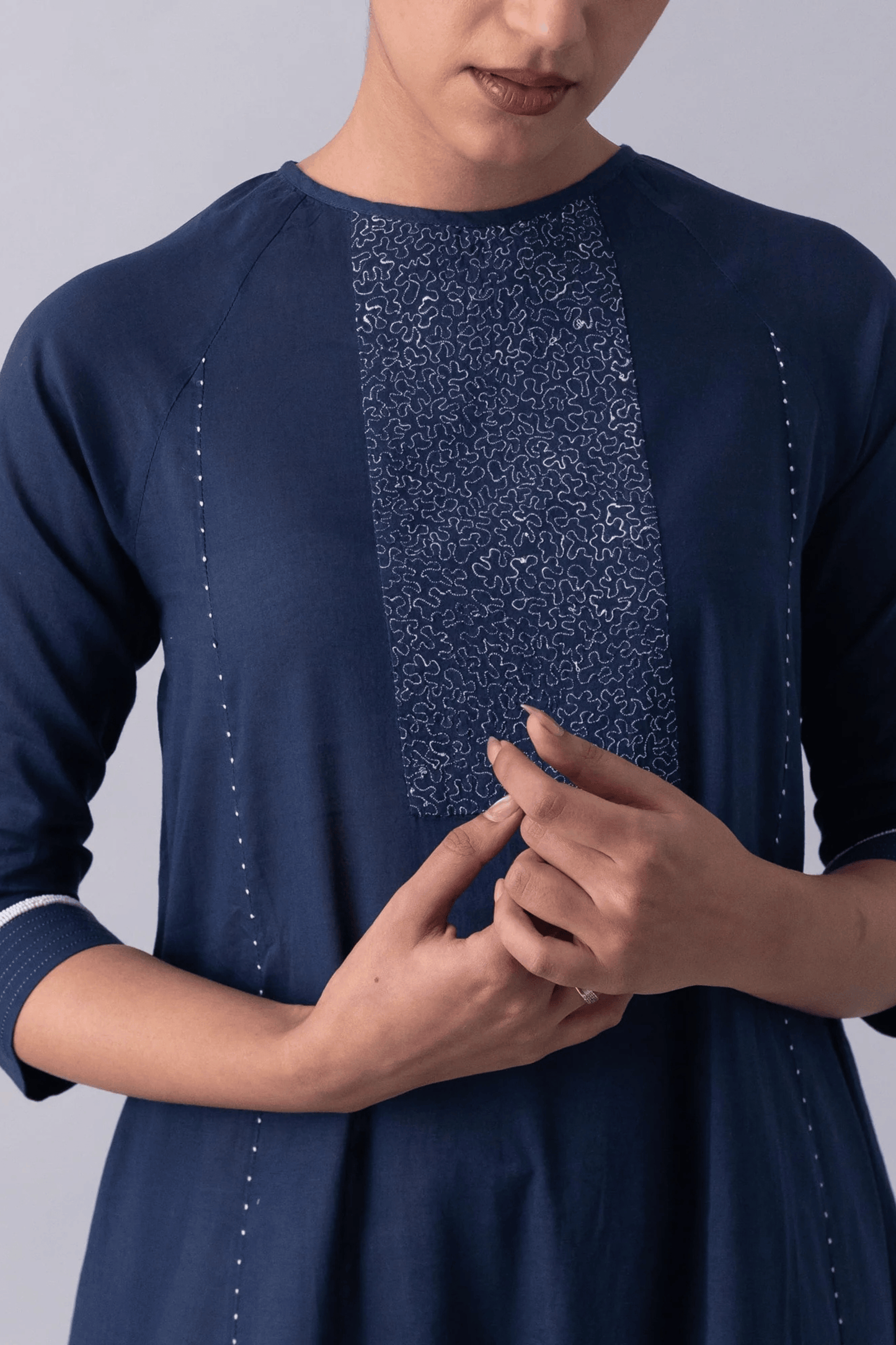 GERINSING BLUE KURTA