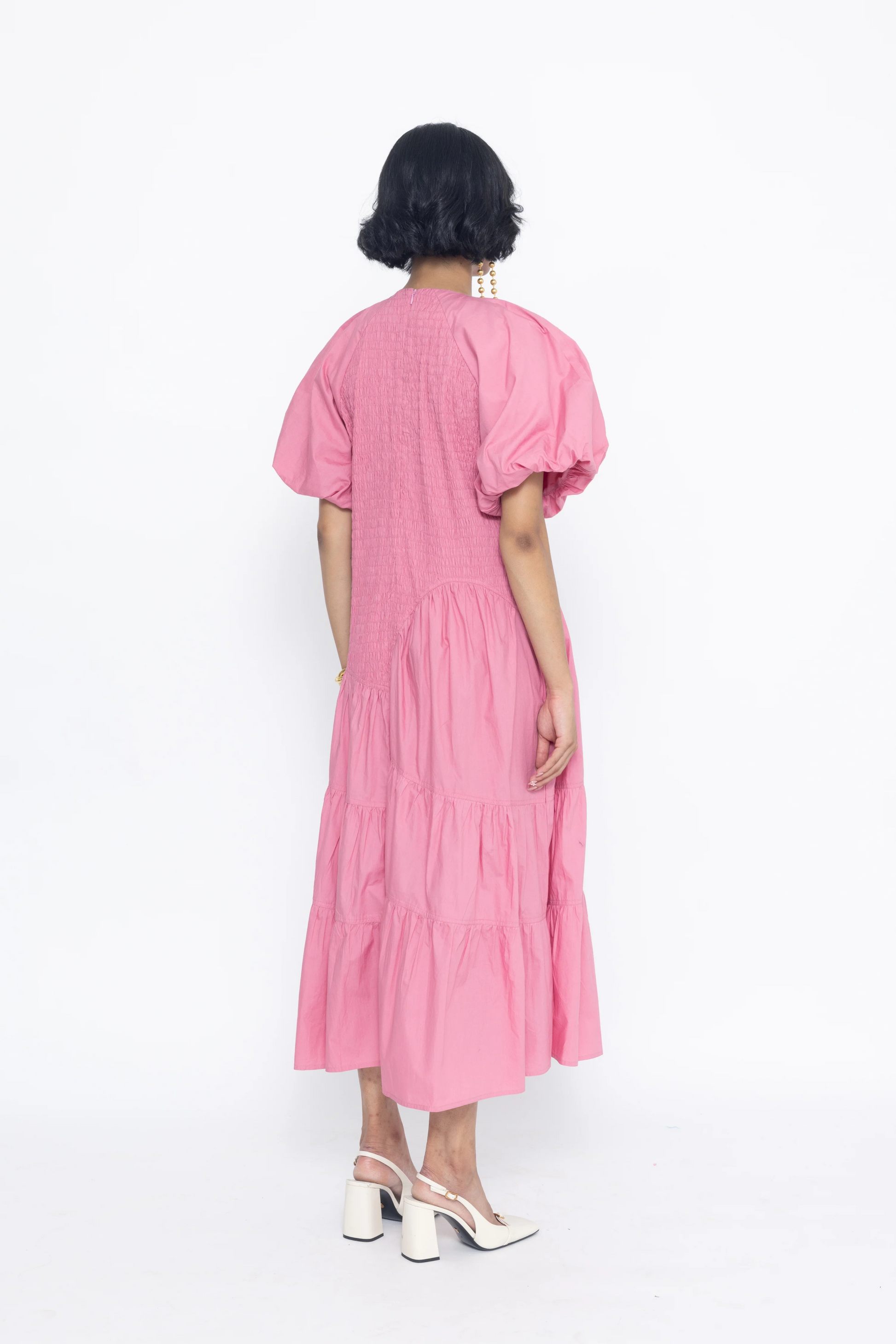 POOF RUCHING DRESS