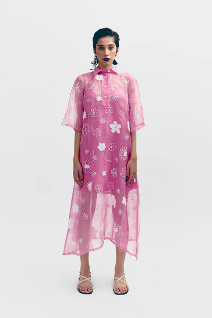 MONO DAISY DRESS - PINK