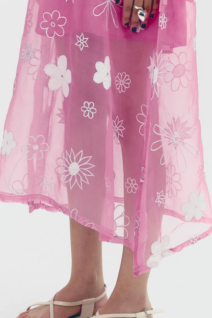 MONO DAISY DRESS - PINK