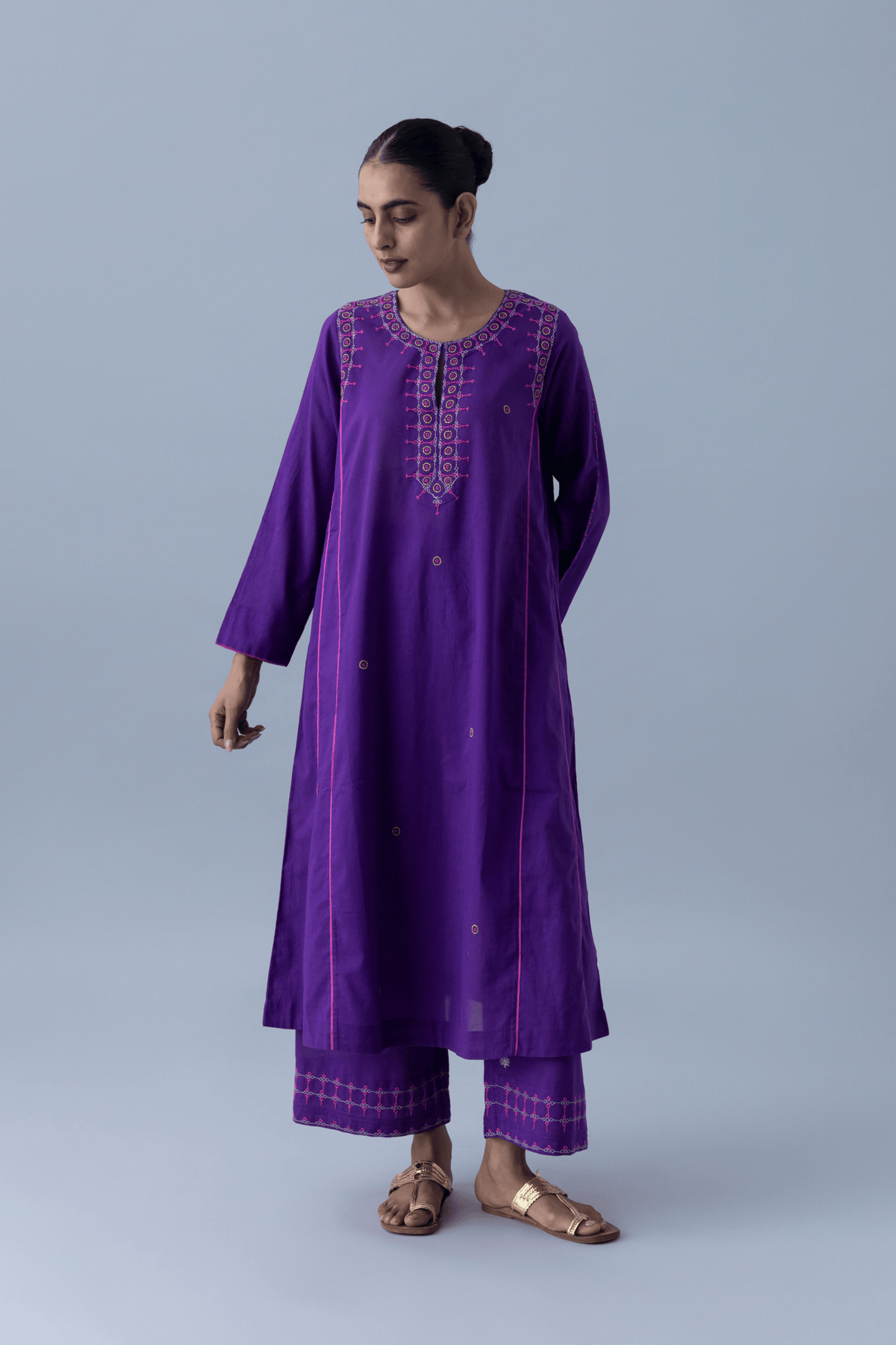 MANDIRA PURPLE KURTA