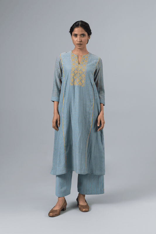LIGHT BLUE FOXI KURTA