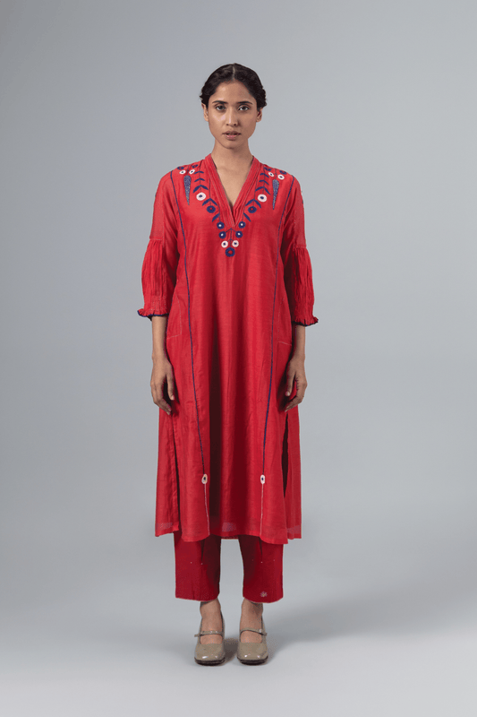 PAYLAK RED KURTA