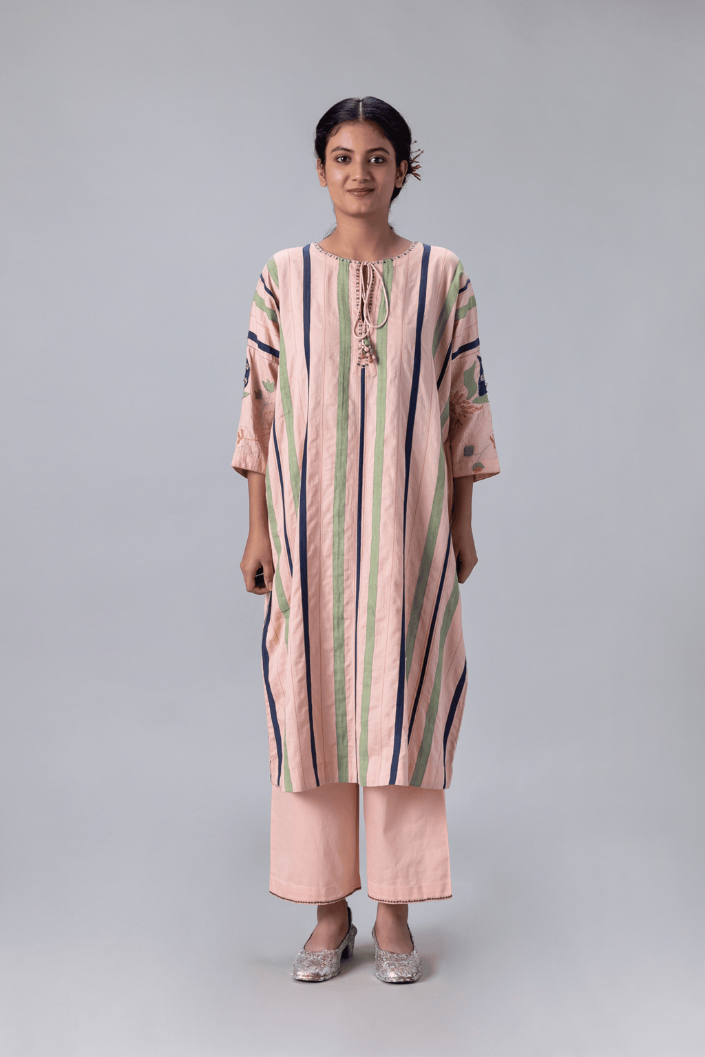 JUHI PEACH KAFTAN