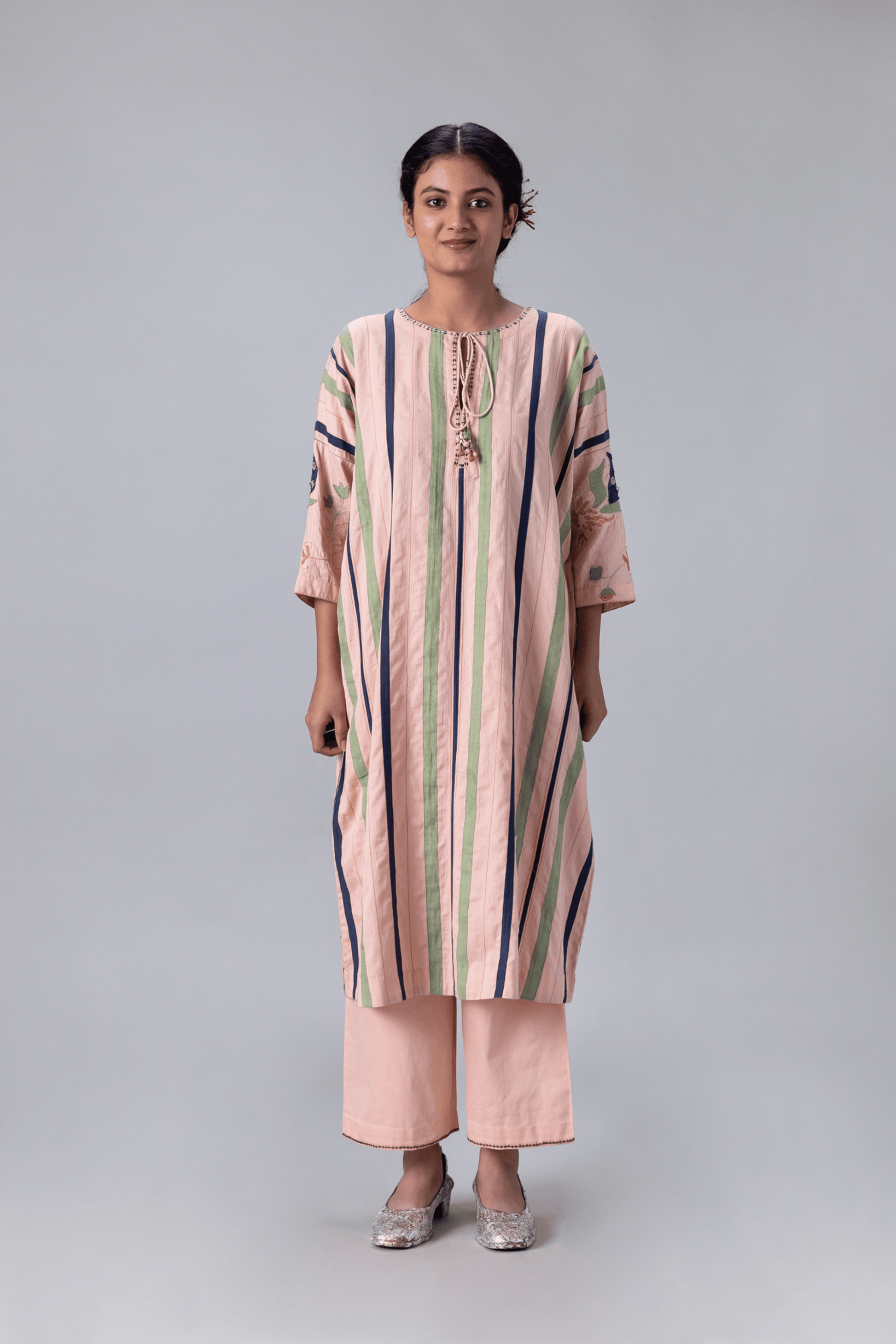 JUHI PEACH KAFTAN