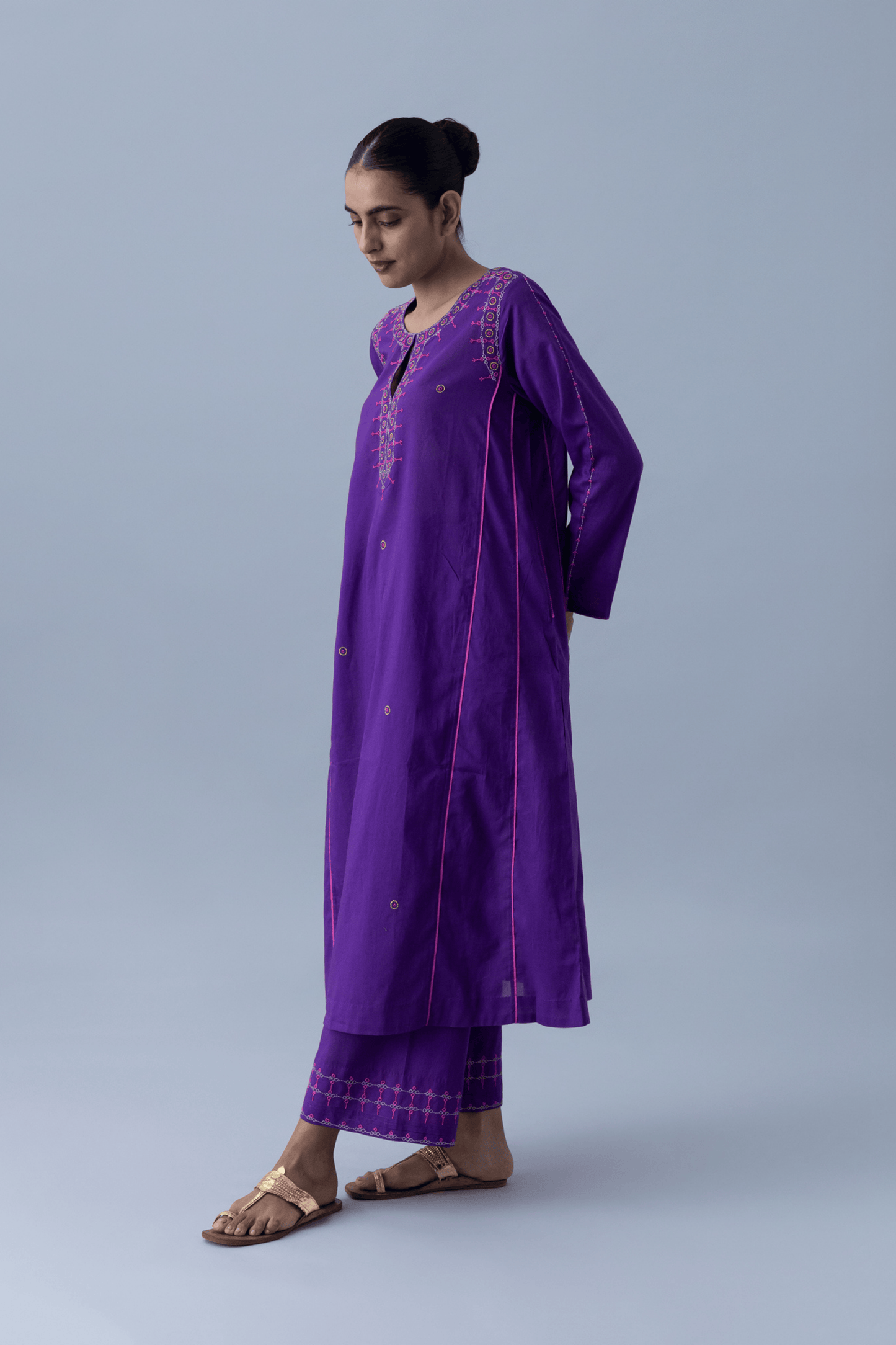 MANDIRA PURPLE KURTA