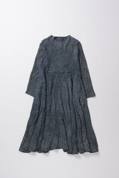 INDIGO BANDHANI DRESS