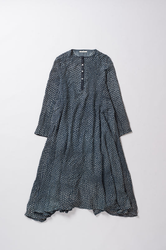 INDIGO BANDHANI DRESS
