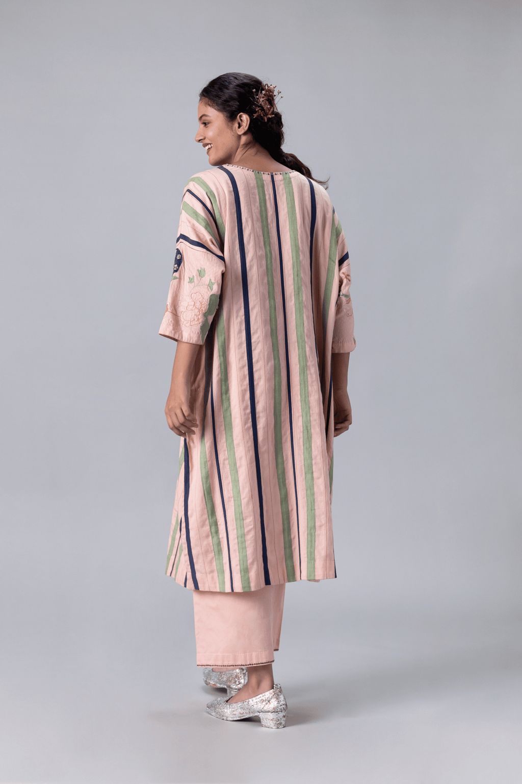 JUHI PEACH KAFTAN