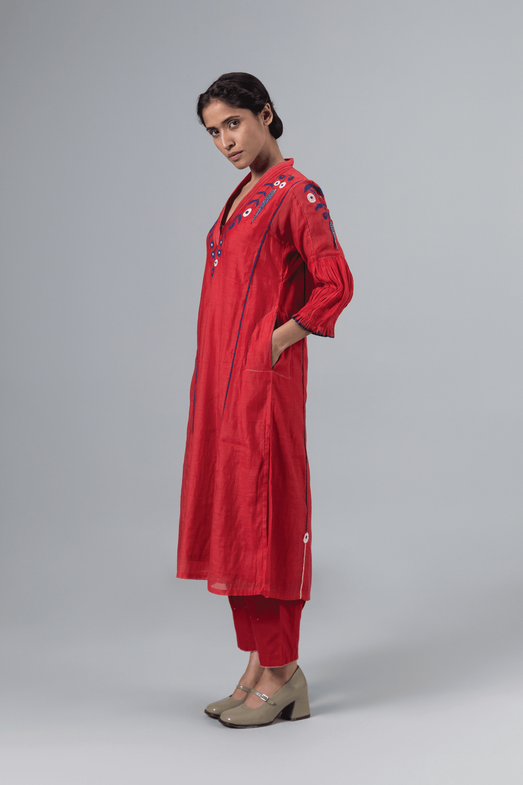 PAYLAK RED KURTA