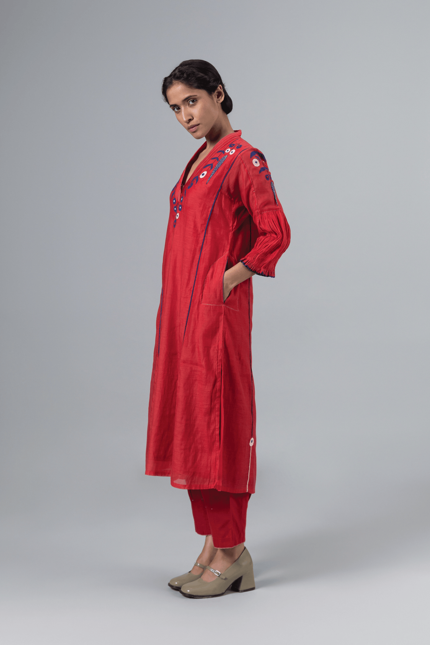PAYLAK RED KURTA