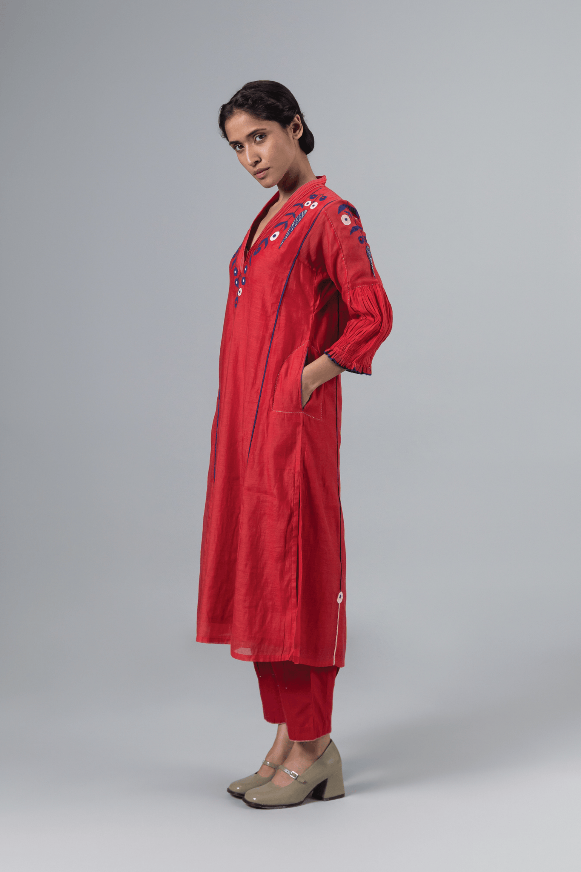 PAYLAK RED KURTA