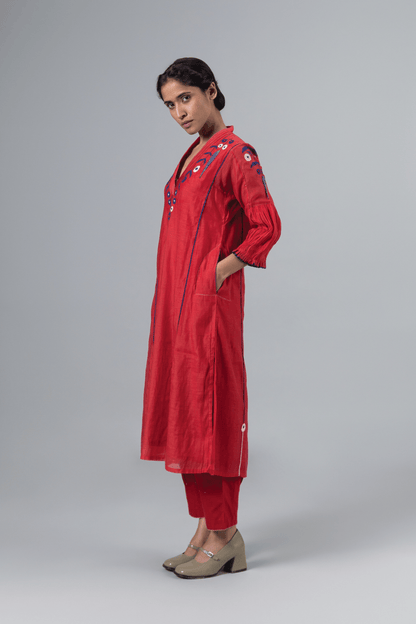 PAYLAK RED KURTA