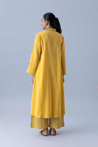 MENTHI YELLOW KURTA