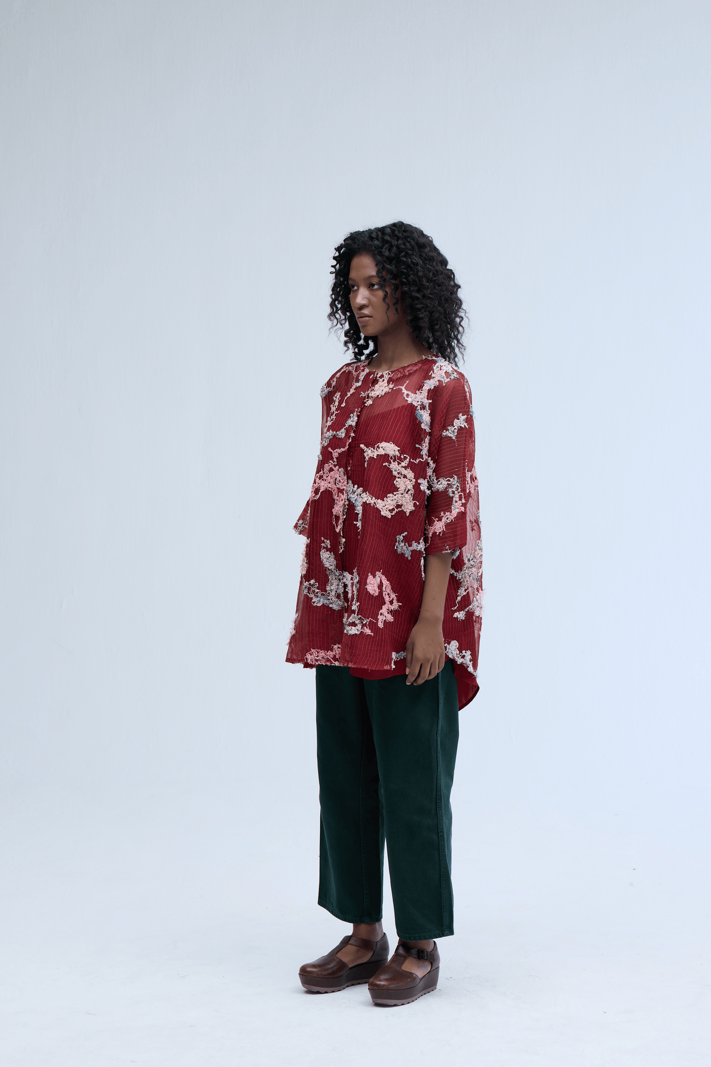 ALGAE SHIRT PLUM