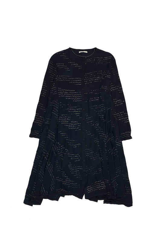 BLACK CREPE SILK BANDHANI SET