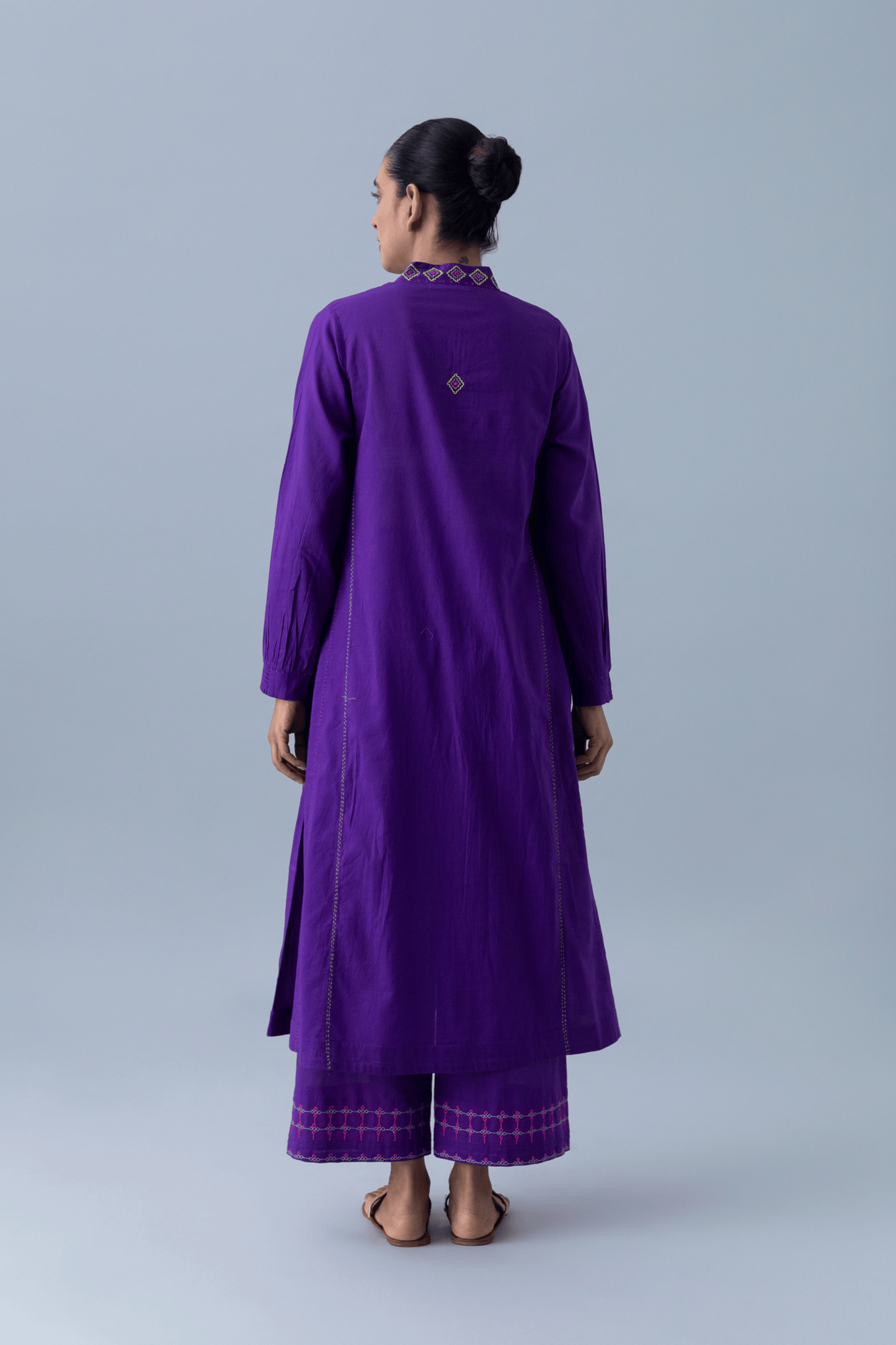 KATHA PURPLE KURTA