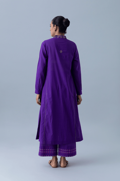 KATHA PURPLE KURTA