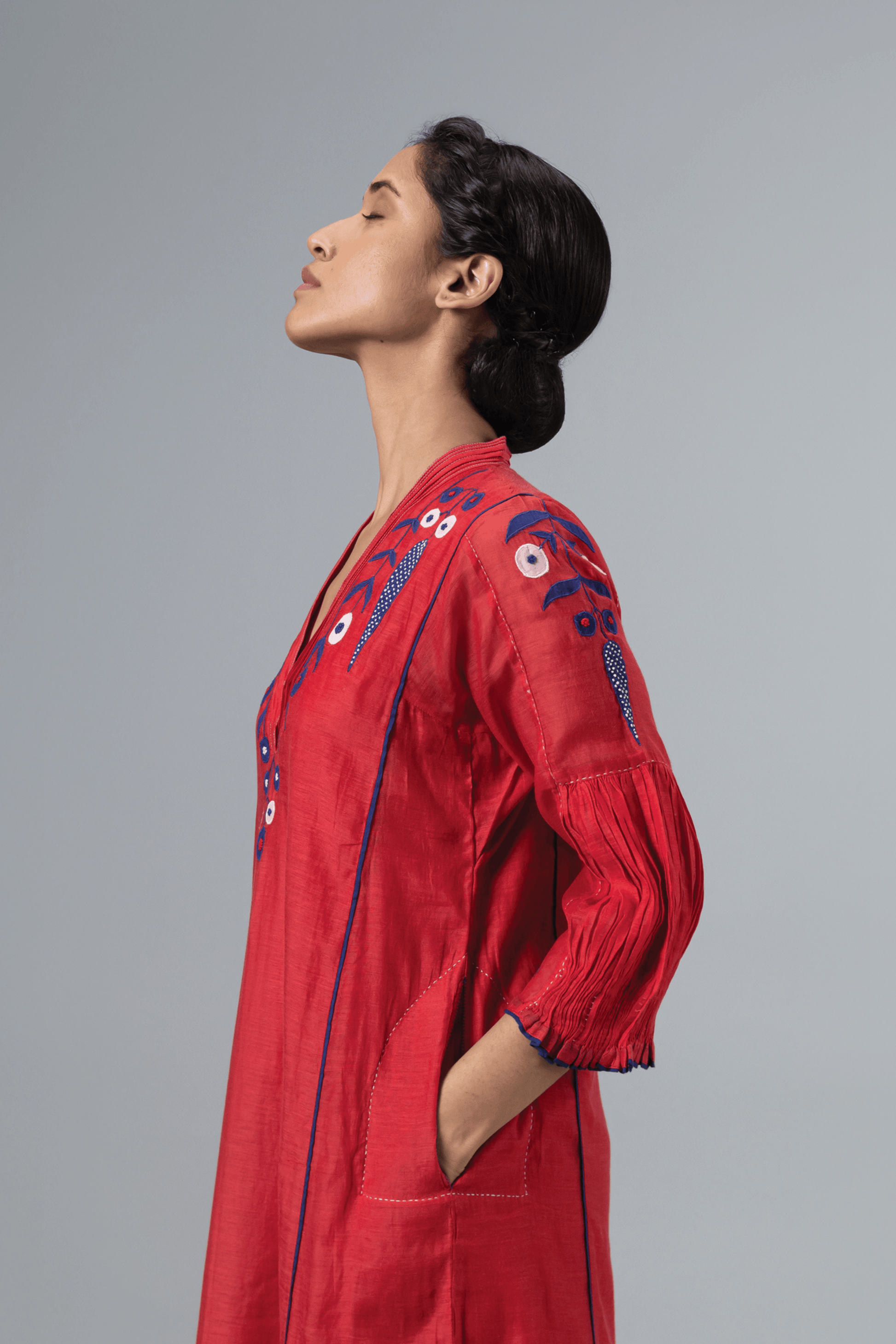 PAYLAK RED KURTA