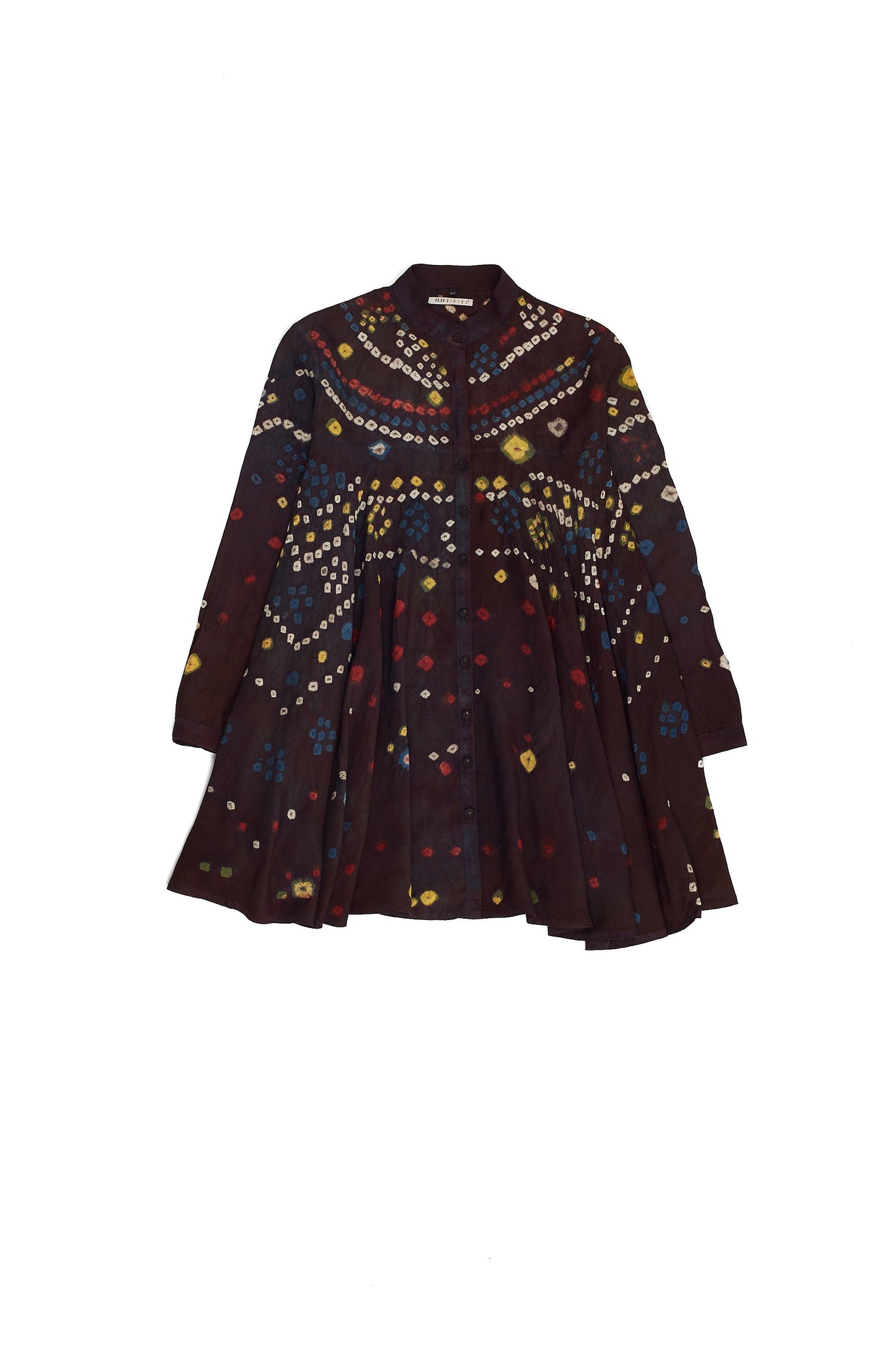 MADDER VIOLET BANDHANI DRESS