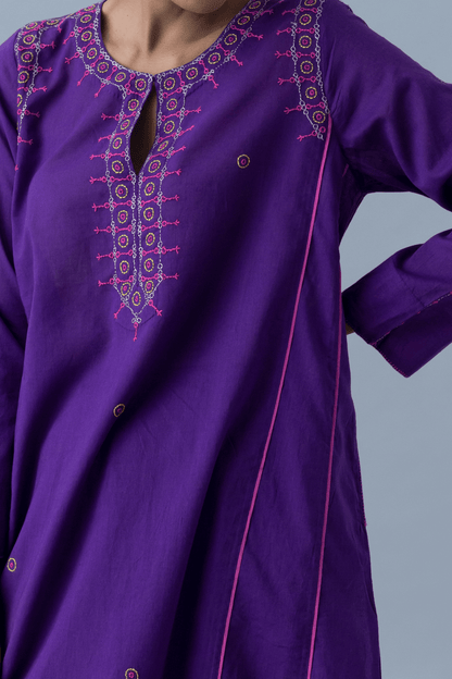 MANDIRA PURPLE KURTA