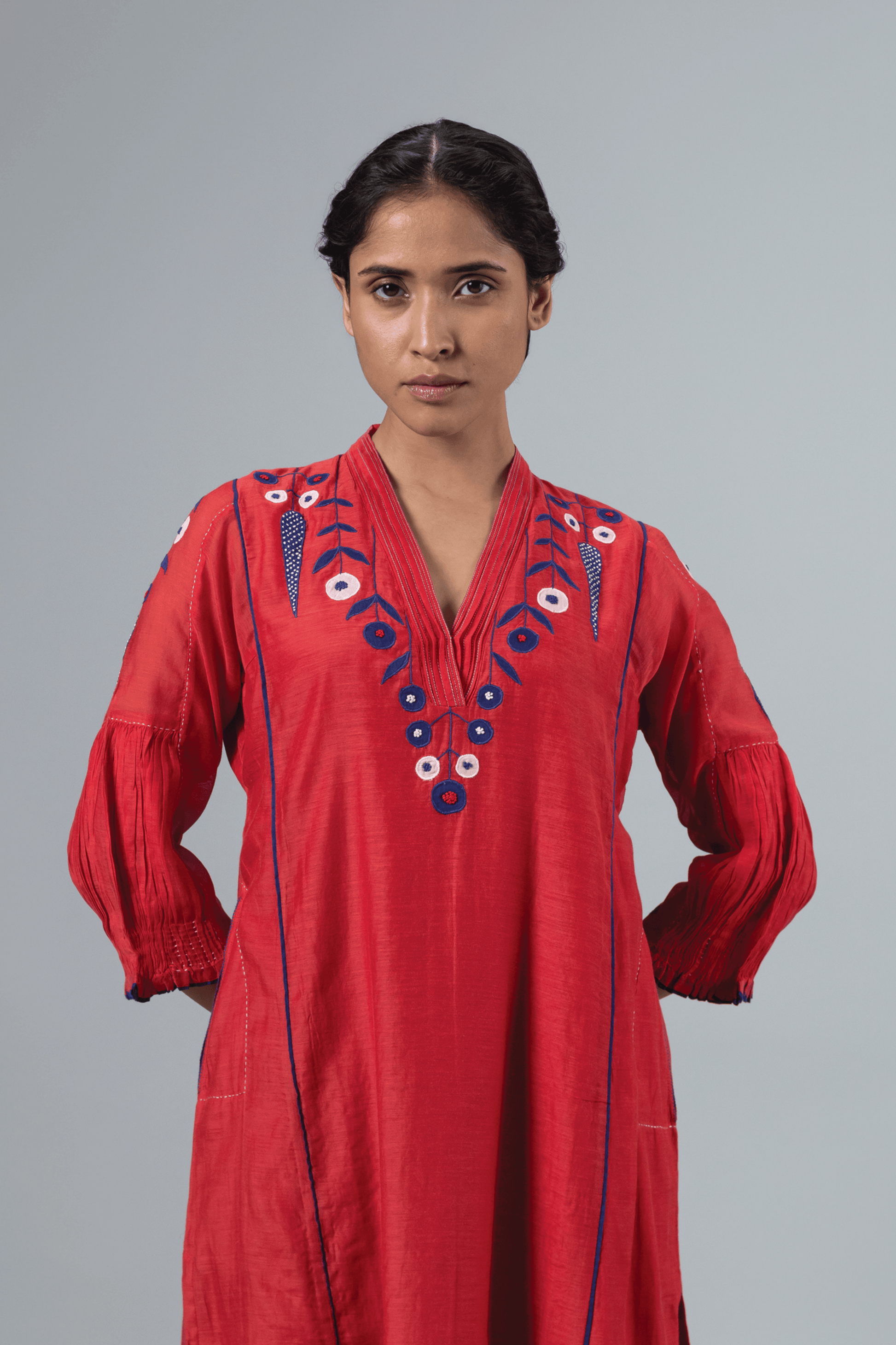 PAYLAK RED KURTA