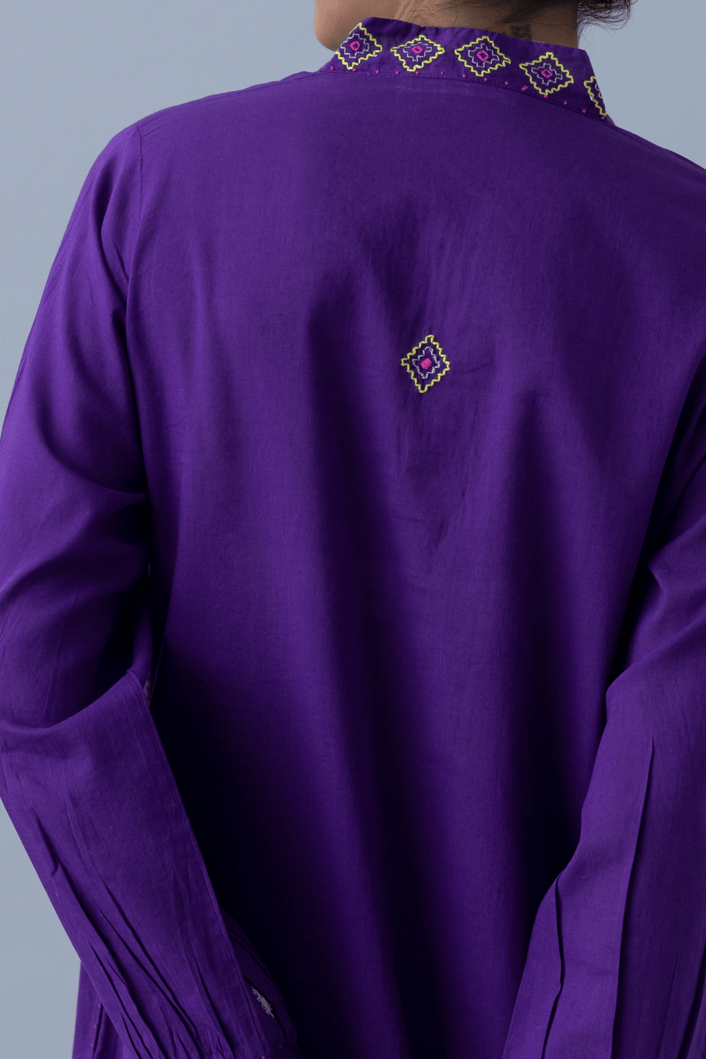 KATHA PURPLE KURTA