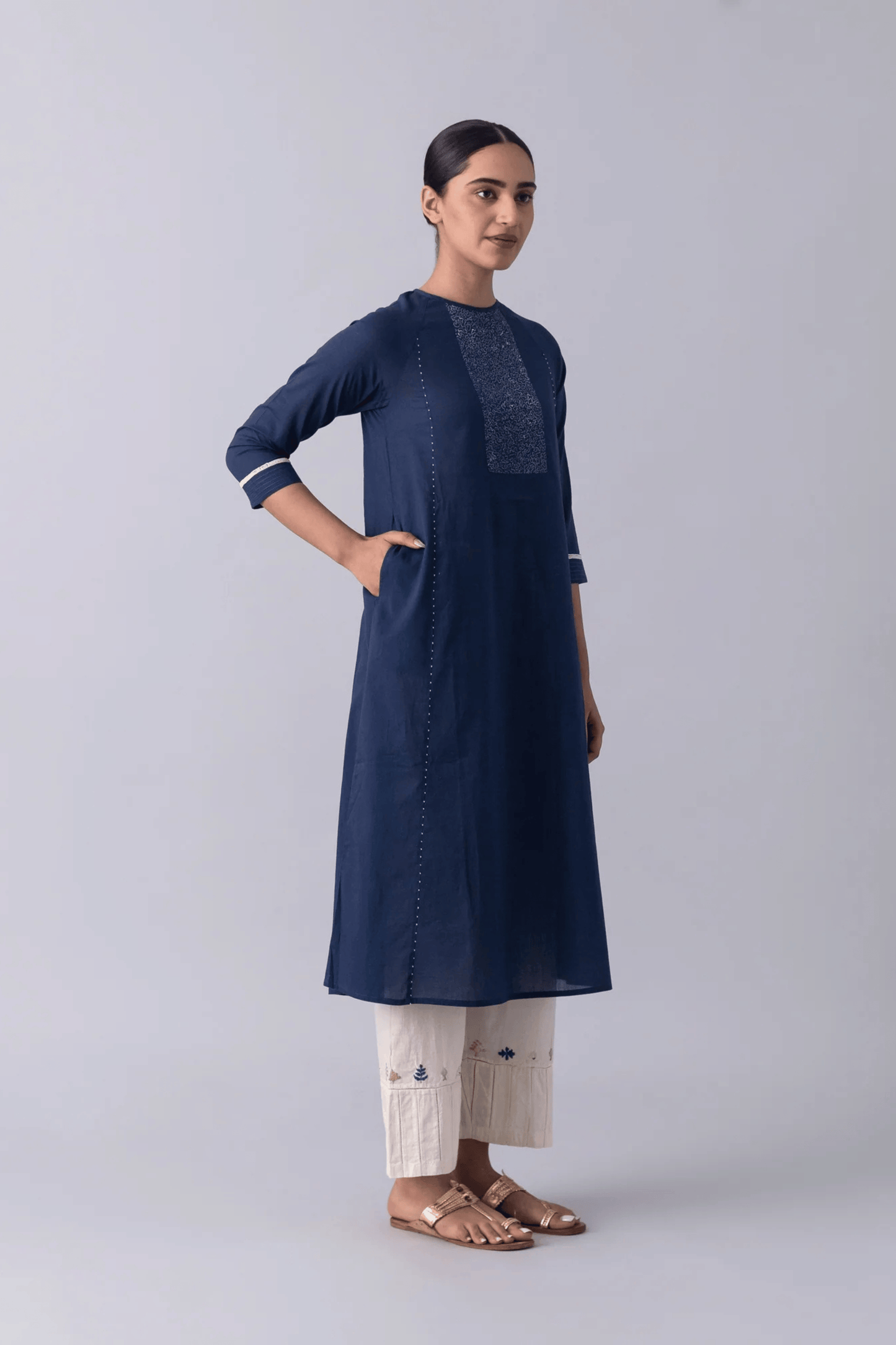 GERINSING BLUE KURTA