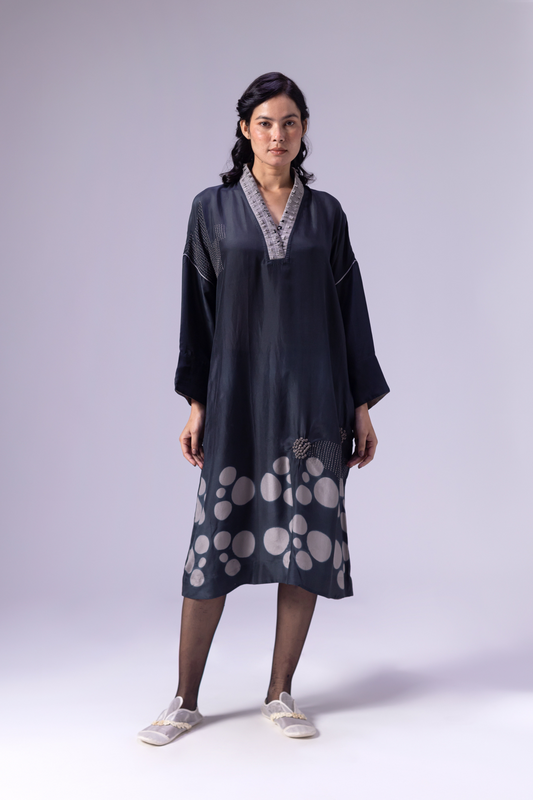 SUZANI BLACK KAFTAN