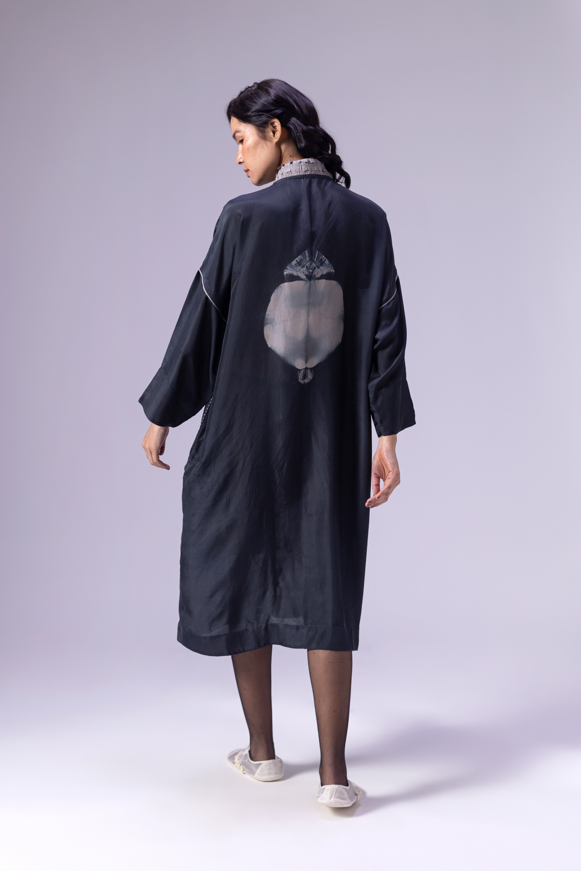 SUZANI BLACK KAFTAN
