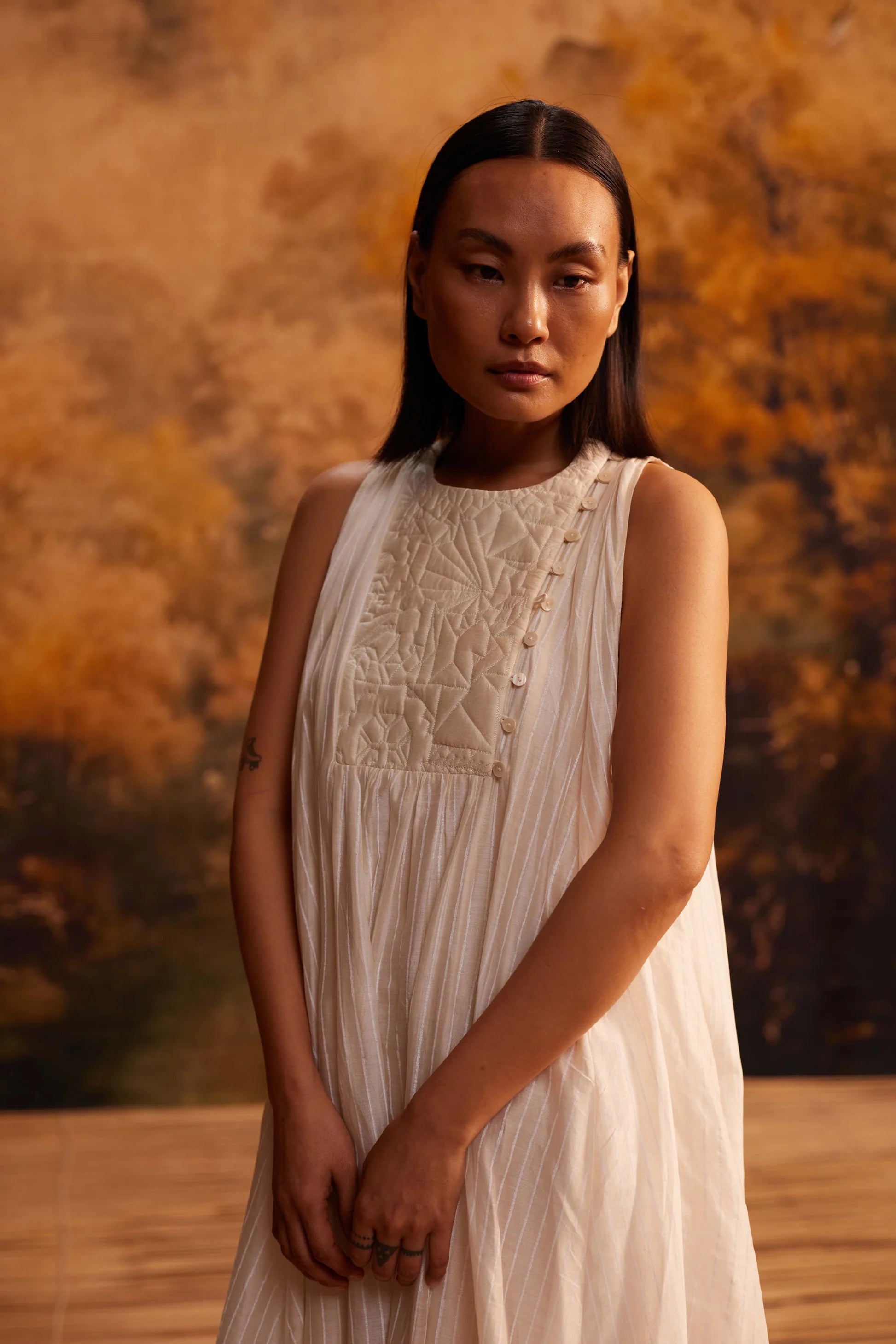 TSUBOMI HALTER DRESS