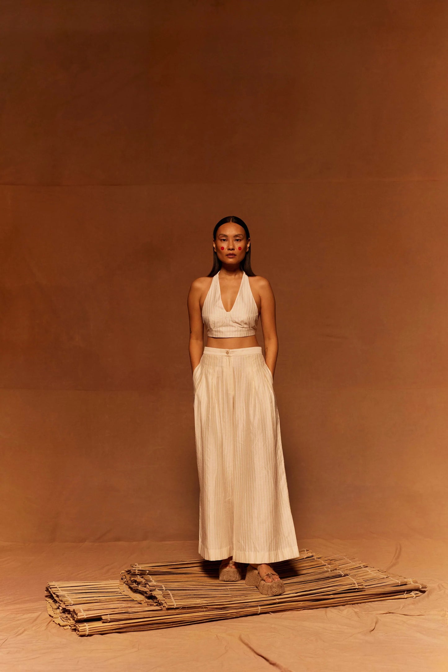 SHUNKAN PLEATED PANT