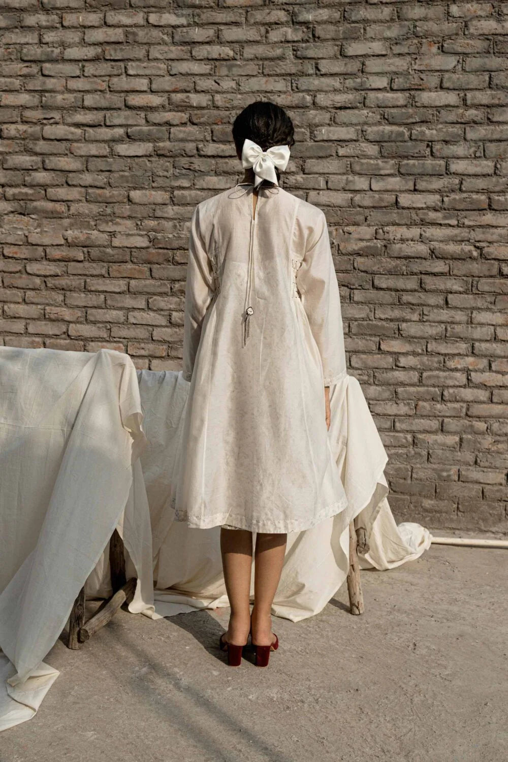 SNOWDROP SMOCKING DRESS