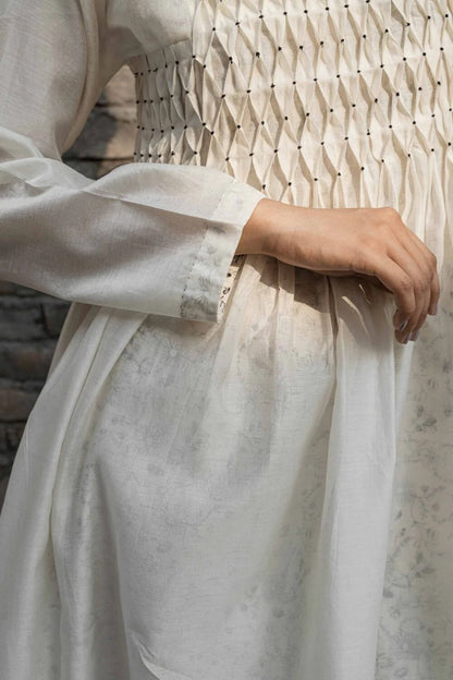 SNOWDROP SMOCKING DRESS