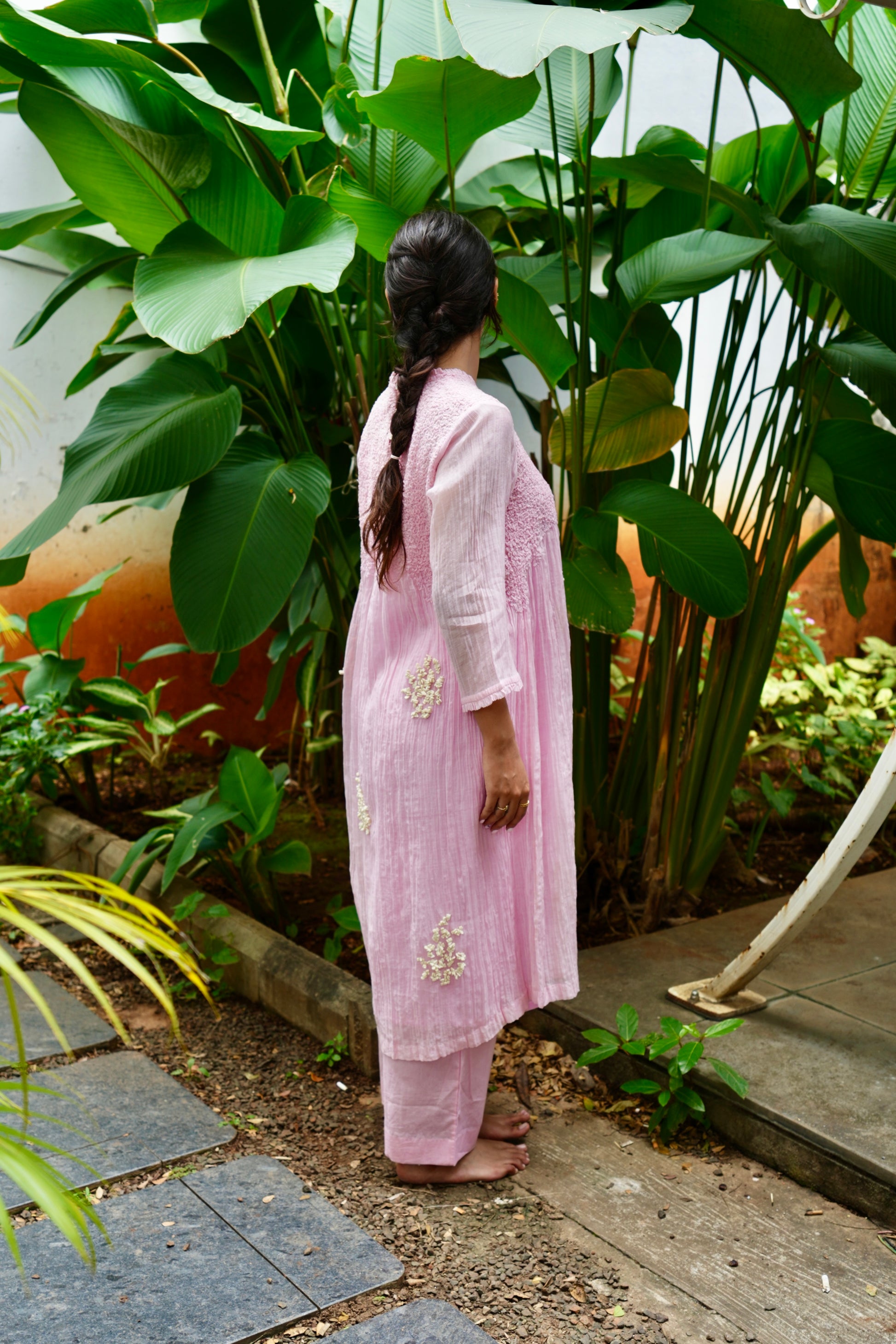 GULABI SHOLA SET