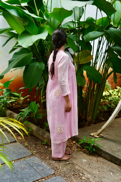 GULABI SHOLA SET