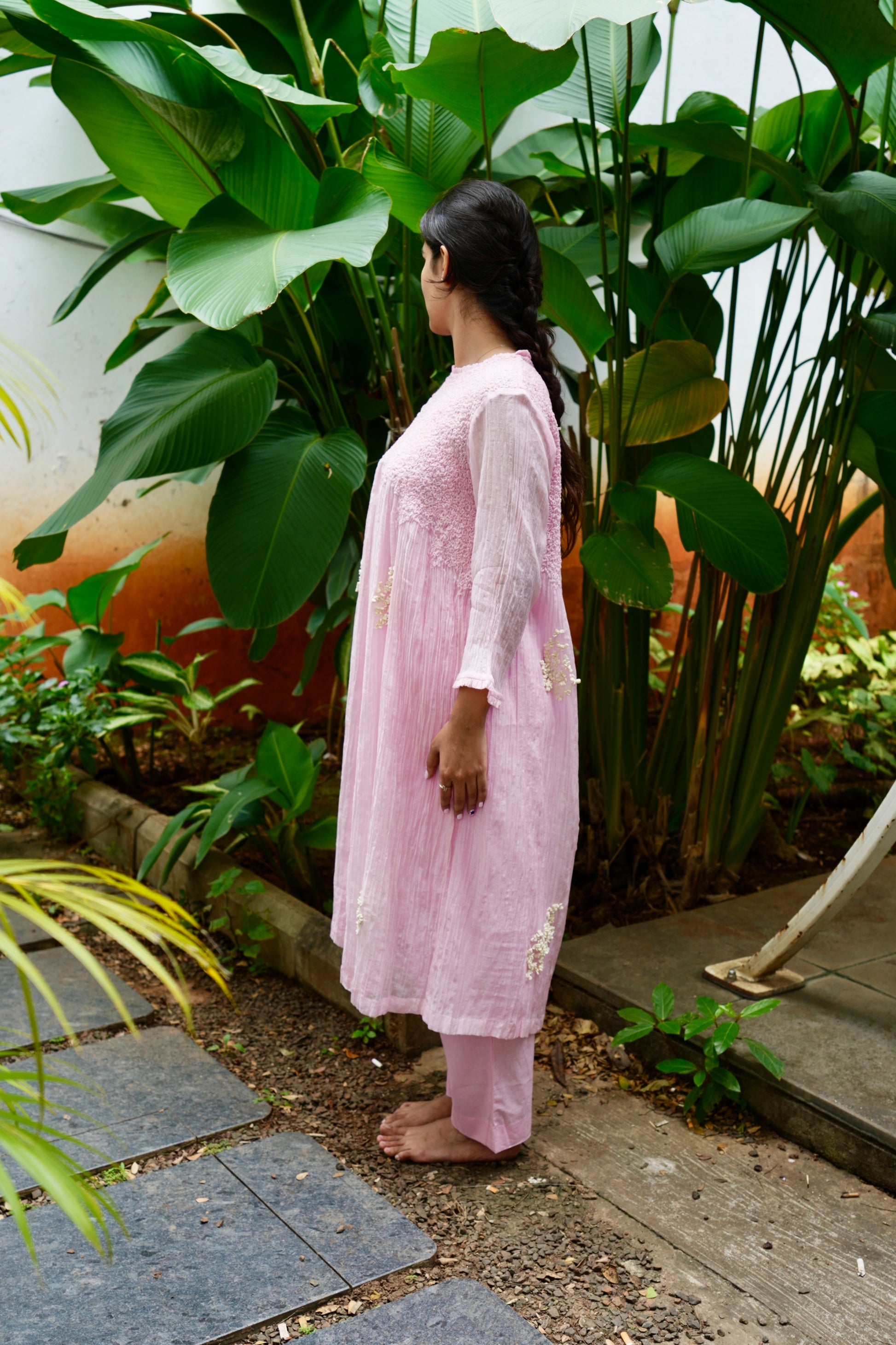 GULABI SHOLA SET