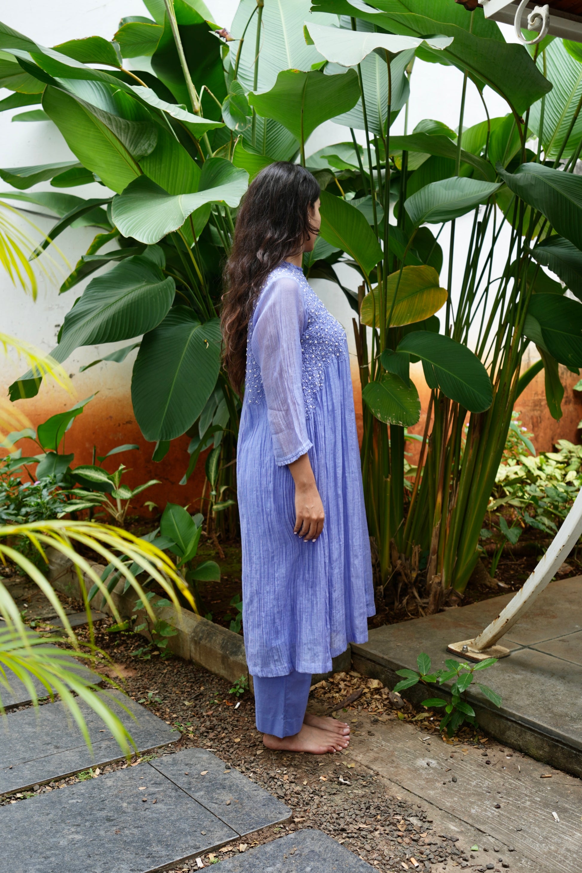 JAMUNI MUL CHANDERI SET