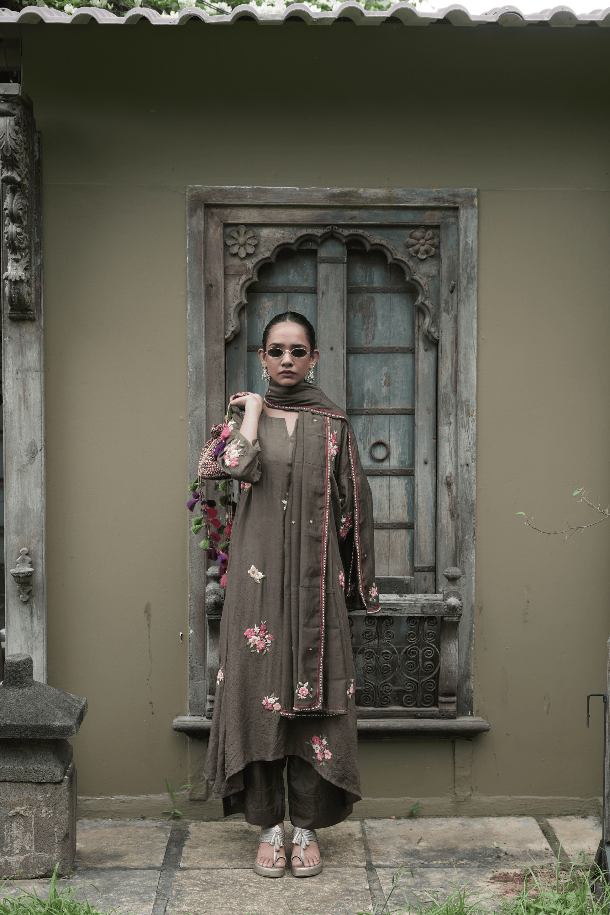 GULBADAN SILK SET