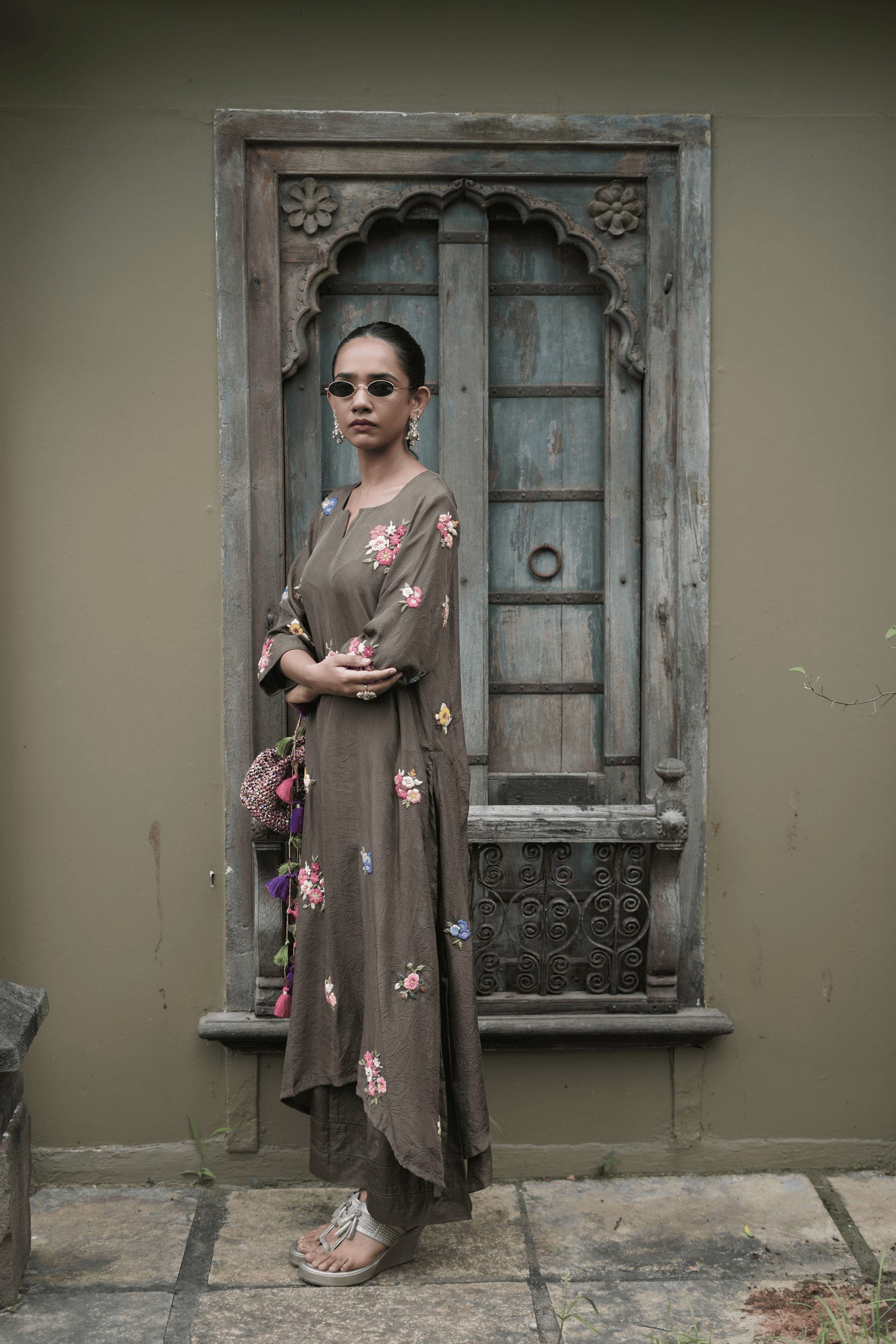 GULBADAN SILK SET