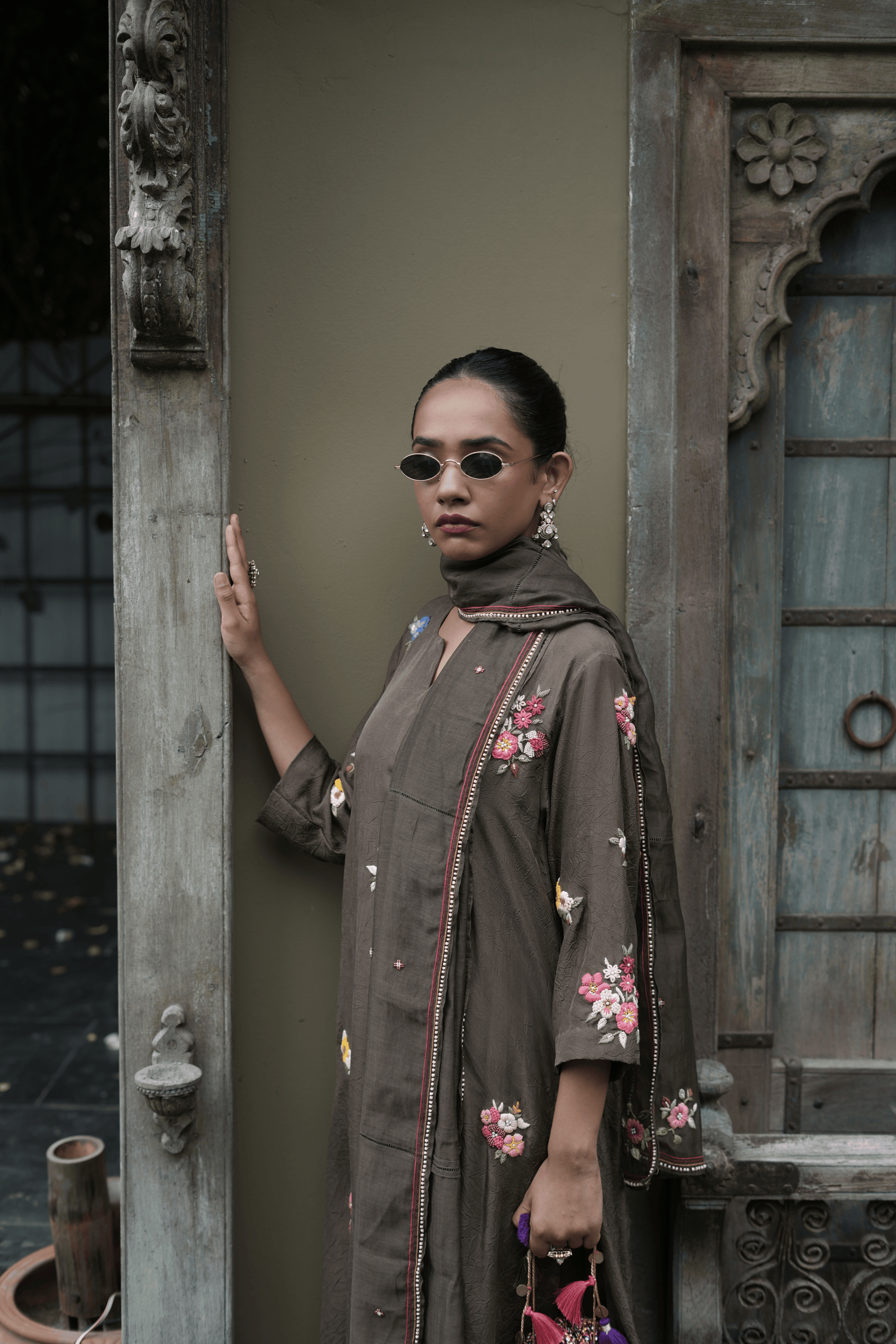 GULBADAN SILK SET
