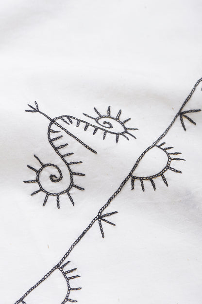 HAND EMBROIDERED SILK SET