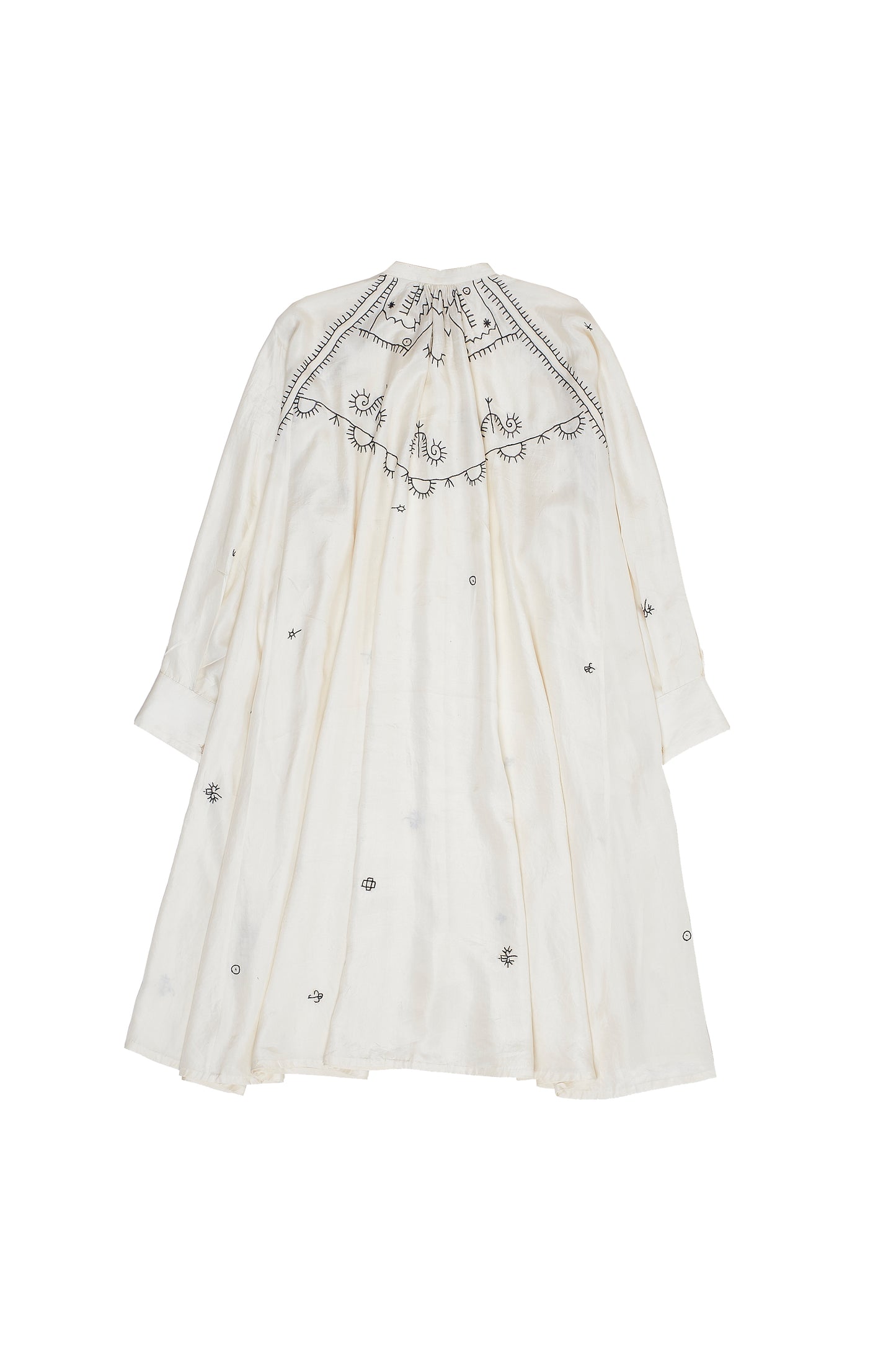 HAND EMBROIDERED SILK SET