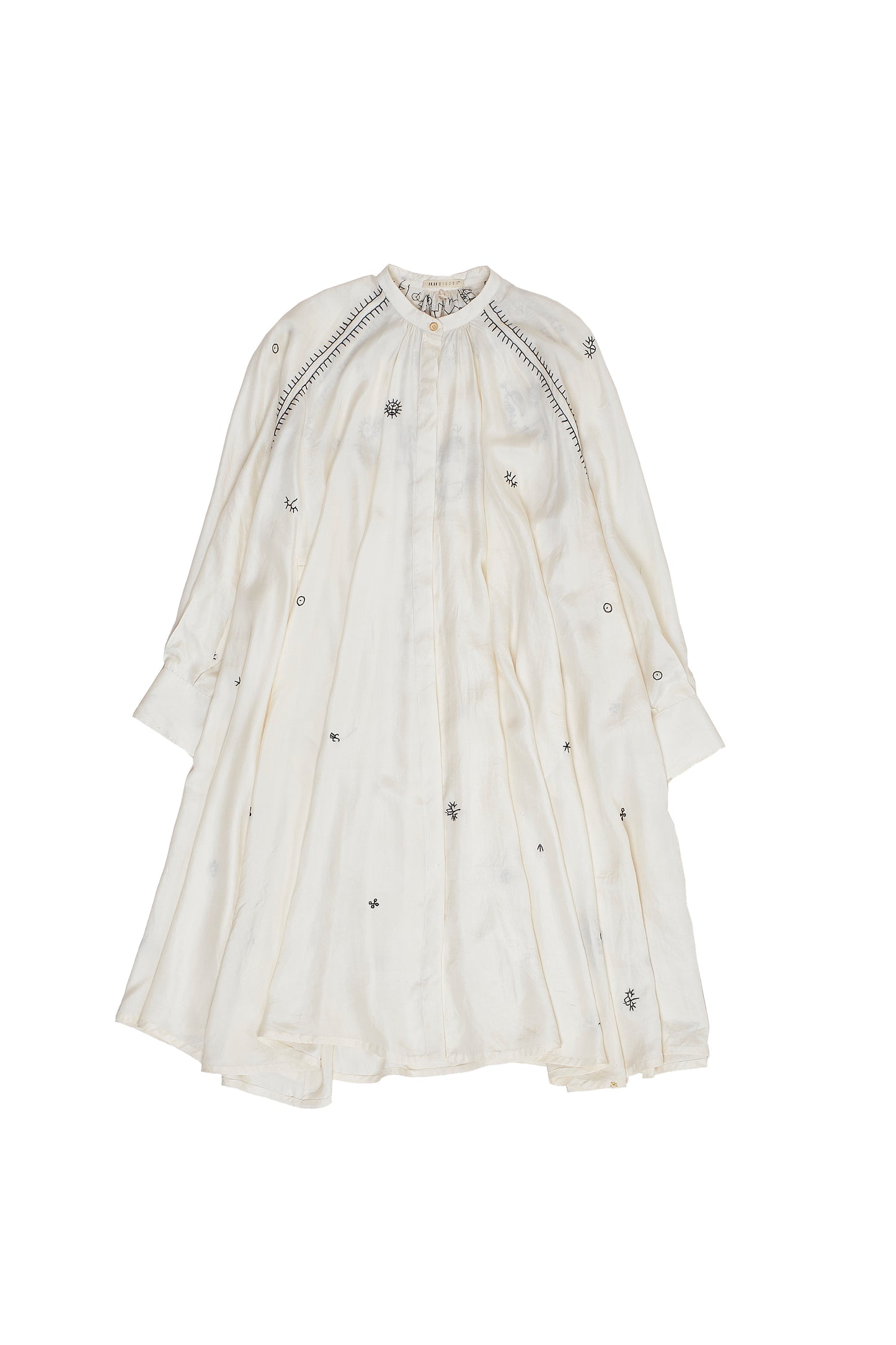 HAND EMBROIDERED SILK SET